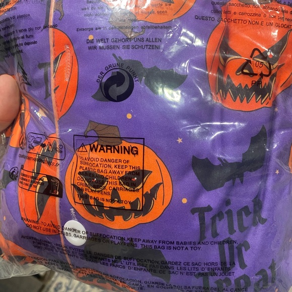 NEW in bag 2 piece Halloween pajamas set - Picture 3 of 3